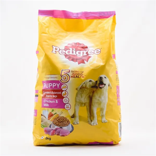 Pedigree Dog Food Puppy Chicken & Milk 3Kg