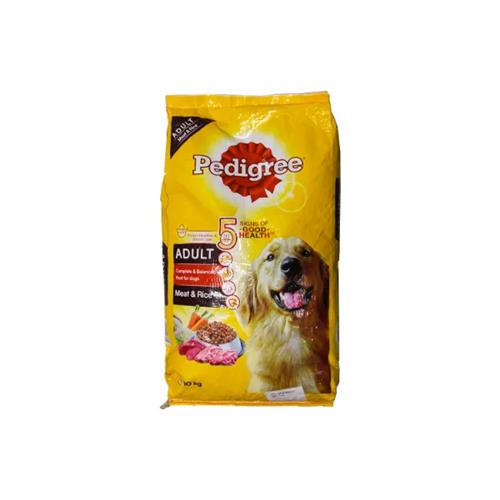 Pedigree Meat & Rice Adult Dog Food 10Kg