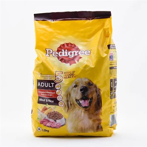 Pedigree Meat & Rice Adult Dog Food 1Kg