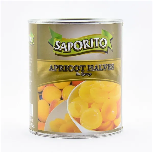 Saporito Apricot Halves 825G