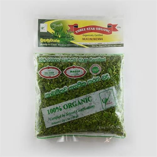 Three Star Organic Cut Mukunuwenna 150G