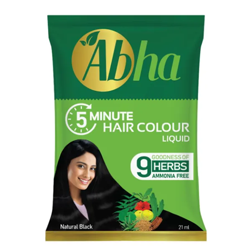 Abha Hair Colour Liquid 21Ml