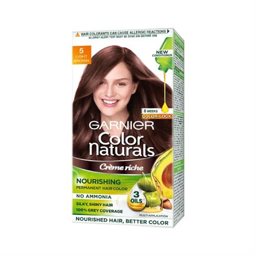 Garnier Color Natural Hair Color Light Brown No.5 100Ml