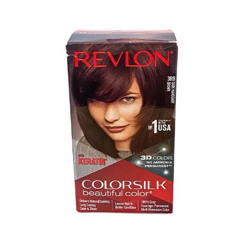 Revlon Colorsilk 3D Hair Color-Dark Mahogany Brown 40Ml