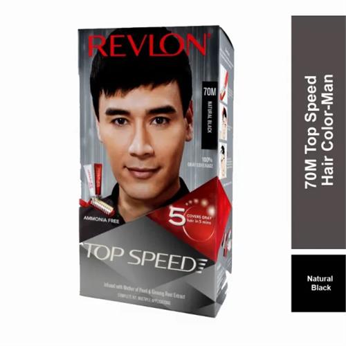 Revlon Hair Colors Top Speed Men Black 40Ml