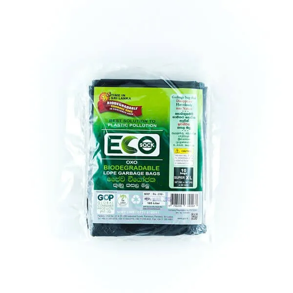 Eco Sack Garbage Bag Ldpe Oxobio Xl 10S