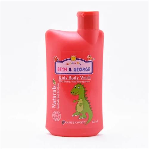 Kate'S Choice Kids Body Wash Wild Berries 200Ml