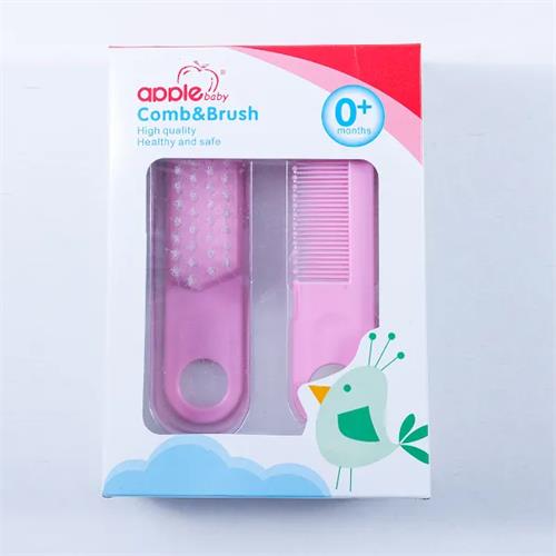 Apple Baby Comb & Brush 1Pcs