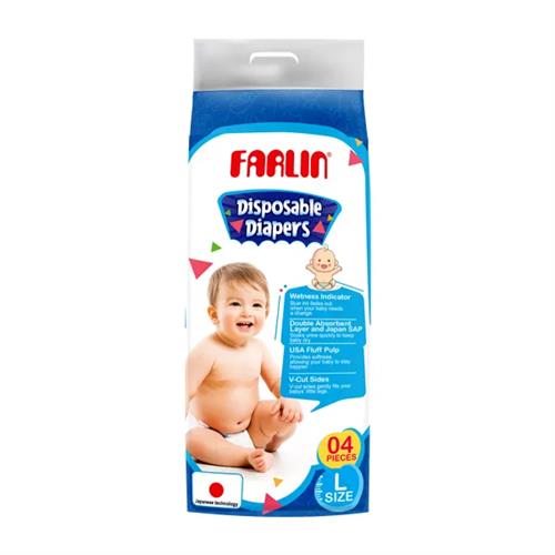 Farlin Baby Diaper Large 4Pcs