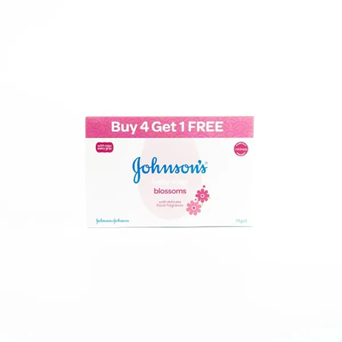 Jhonson & Jhonson Blossoms Soap 75G Buy 4 Get 1 Free
