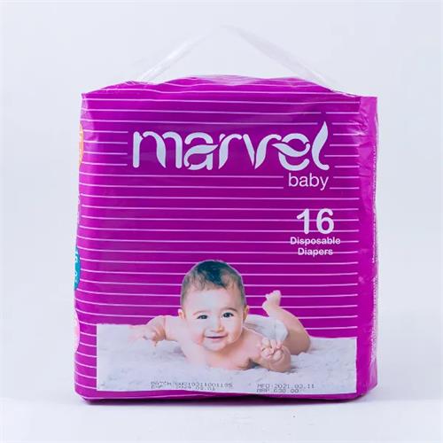 Marvel Baby Diaper Large 16Pcs