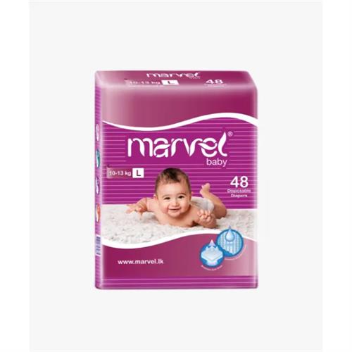 Marvel Baby Diaper Large 48Pcs