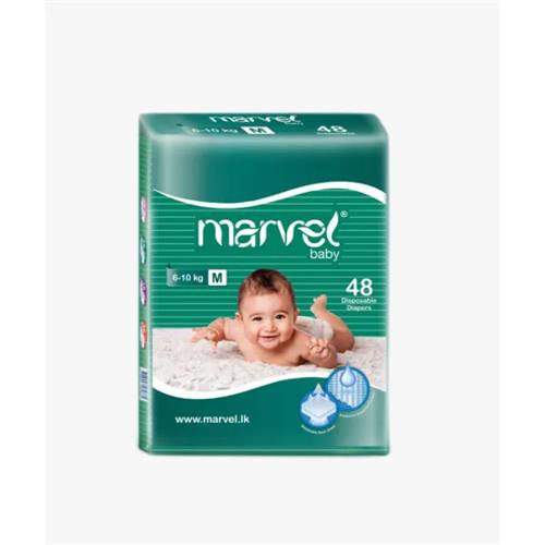 Marvel Baby Diaper Medium 48Pcs