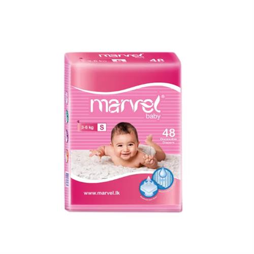 Marvel Baby Diapers Small 48Pcs