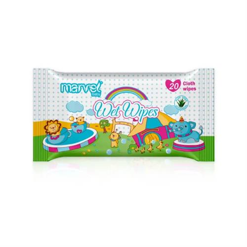 Marvel Baby Wet Wipes 20 Pcs