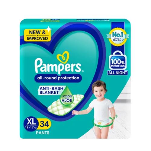 Pampers Baby Pants Extra Large 34'S