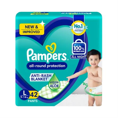 Pampers Baby Pants Large 38'S