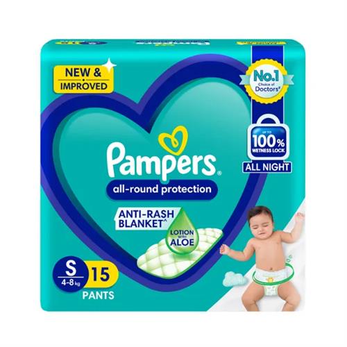 Pampers Baby Pants Small 15'S