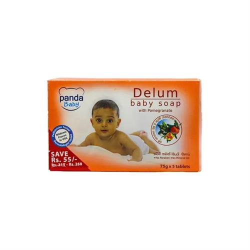 Panda Baby Soap Delum Economy Pack 75G*5