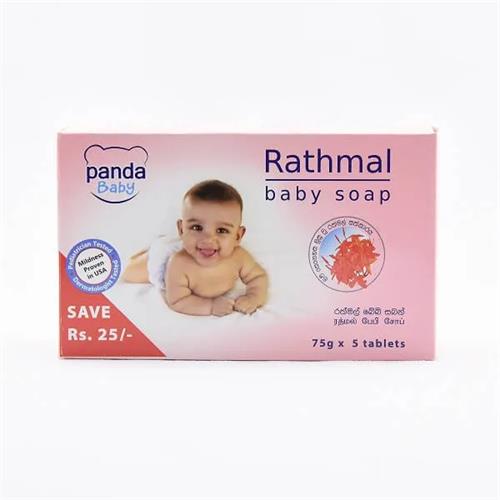 Panda Baby Soap Eco Pack Rathmal 75Gx5