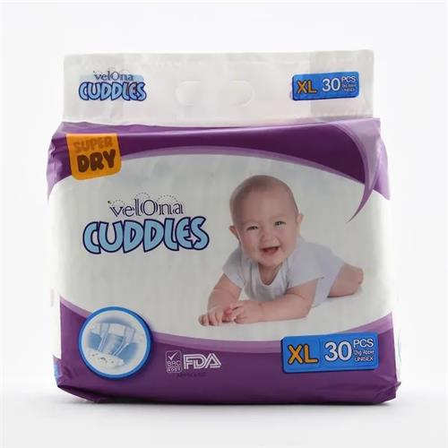 Velona Cuddles Baby Diaper Extra Large 30Pcs