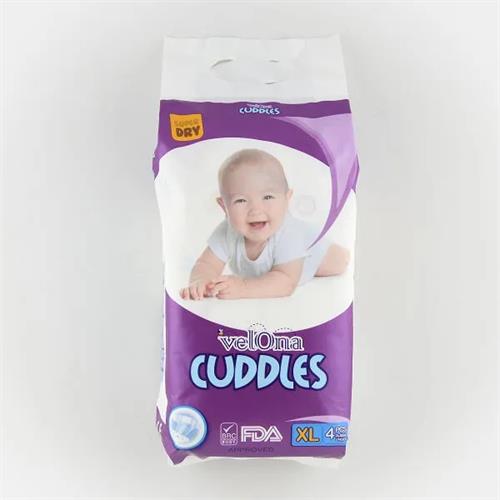 Velona Cuddles Baby Diaper Extra Large 4Pcs