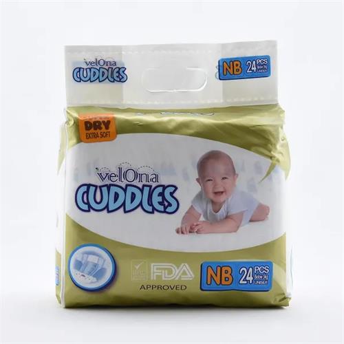 Velona Cuddles Baby Diapers New Born 24Pcs