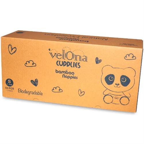 Velona Cuddles Bamboo Baby Diaper Small 50Pcs