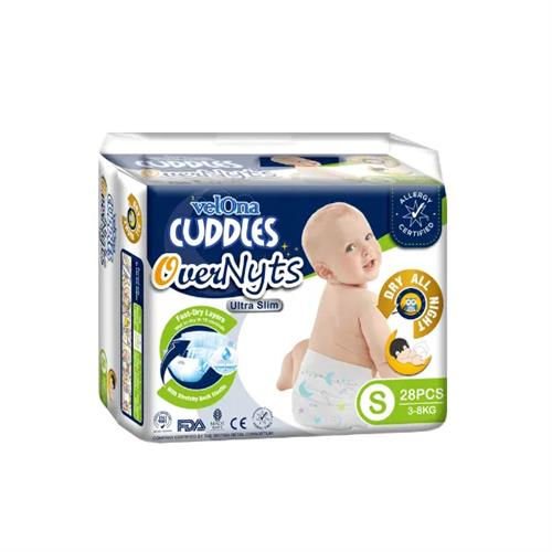 Velona Cuddles Over Nyts Baby Diaper Small 28Pcs