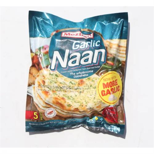 Mezban Garlic Nan 5 Pcs 425G