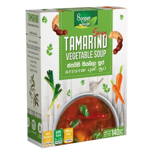 Sooper Vegan Spicy Tamarind Vegetable Soup 140G