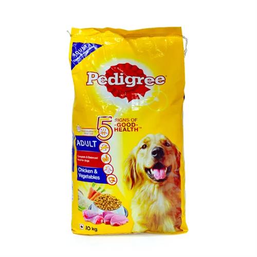 Pedigree Chicken & Vegetable Adult Dog Food 10Kg