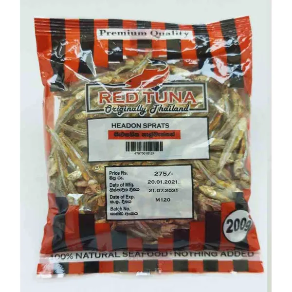 RED TUNA HEADON SPRATS 200G