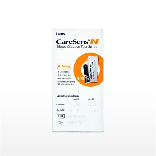 Caresens N Glucose Test Strips 100'S