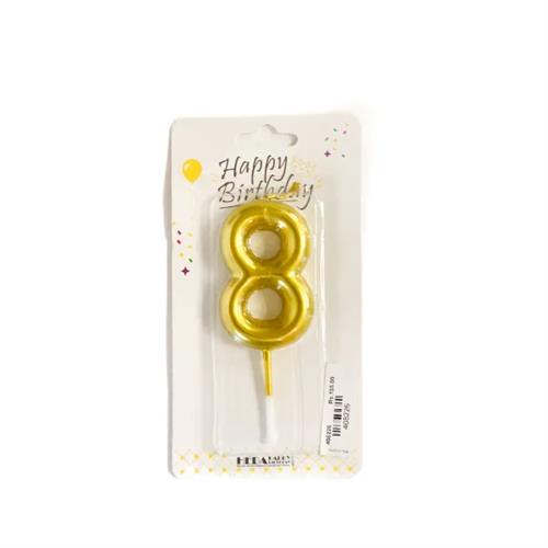 Number Candle Shine -8