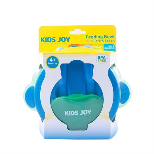 Kids Joy Feeding Bowl With Fork And Spoon-Kja 1301