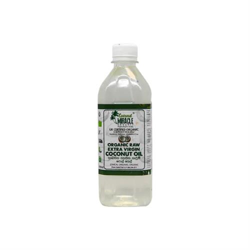 Coconut Miracle Organic Raw Vrgin Coconut Oil Pet 500Ml