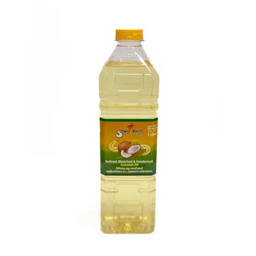 Star Gold Rbd Coconut Oil Bottle 1L