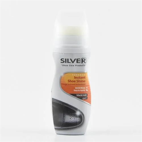 Silver Shoe Polish Black Liquid 8905-75Ml