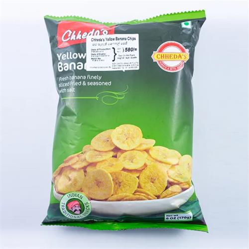 Chheda'S Banana Chips Yellow 170G