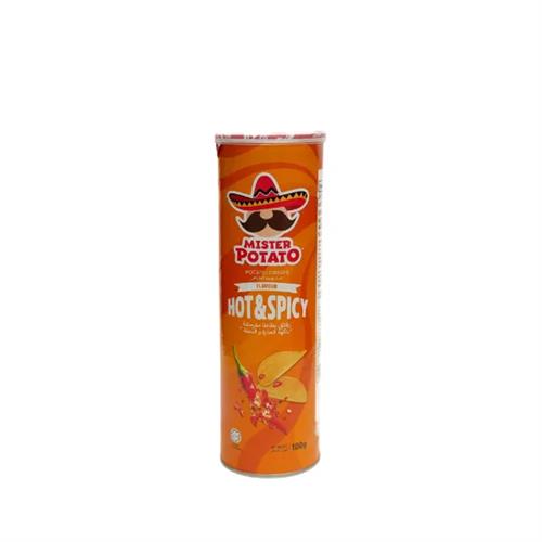 Mister Potato Crisp Hot & Spicy Can 100G