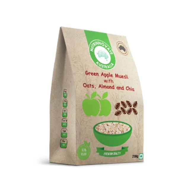 Nutrinnovate Green Apple Muesli 230G