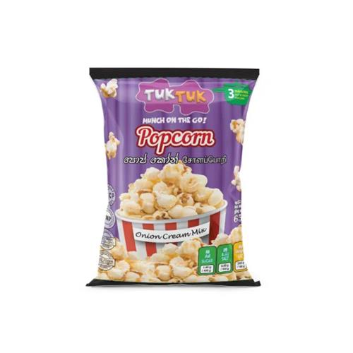 Tuktuk Onion Cream Mix Popcorn 65G
