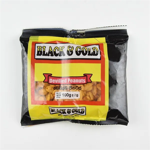 Black & Gold Devilled Peanut 100G
