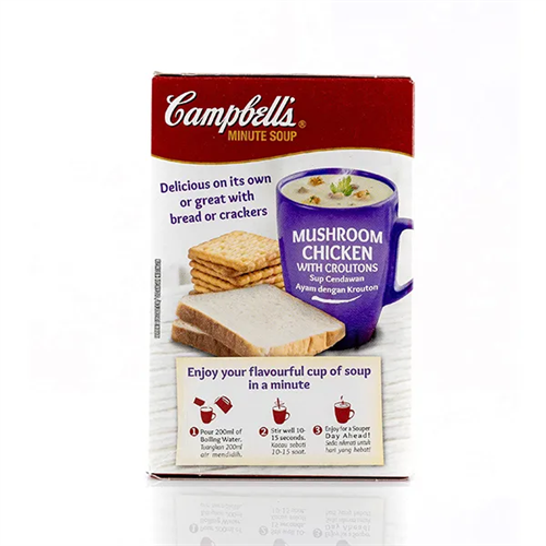 CAMPBELL'S INSTANT SOUP MIX MUSHROOM CHICKEN WITH CROUTONS 63G