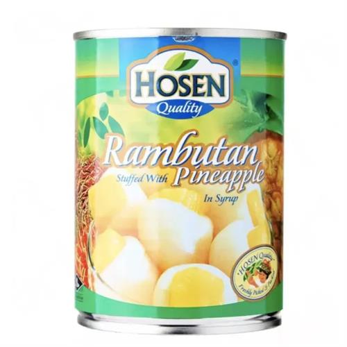 Hosen Rambutan Stuffed With Pineapple 565G