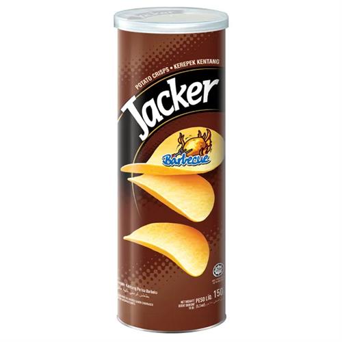 Jacker Potato Chips Bbq 150G
