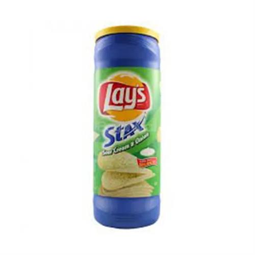 Lay'S Stax Sour Cream & Onion Potato Chips 135G
