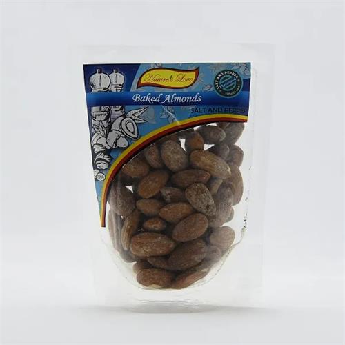 Nature'S Love Roasted Almonds Salt & Pepper 100G