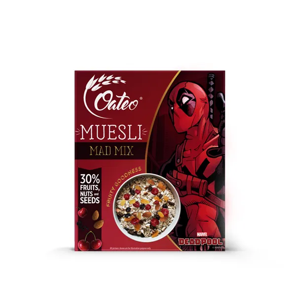 Oateo Muesli Mad Mix Bib 400G